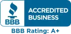 BBB Accredited Business with A+ Rating
